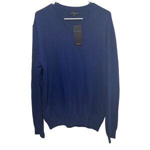 Emi Maglia Sweater Adult Size XL Blue Wool Outdoor Pullover Casual Cashmere Mens